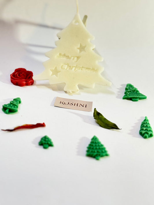 Roshni Christmas Tree Sachet Candle